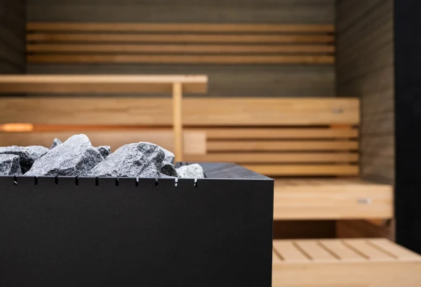 Harvia Linear 16 Vedeldade bastuaggregat miljöbild